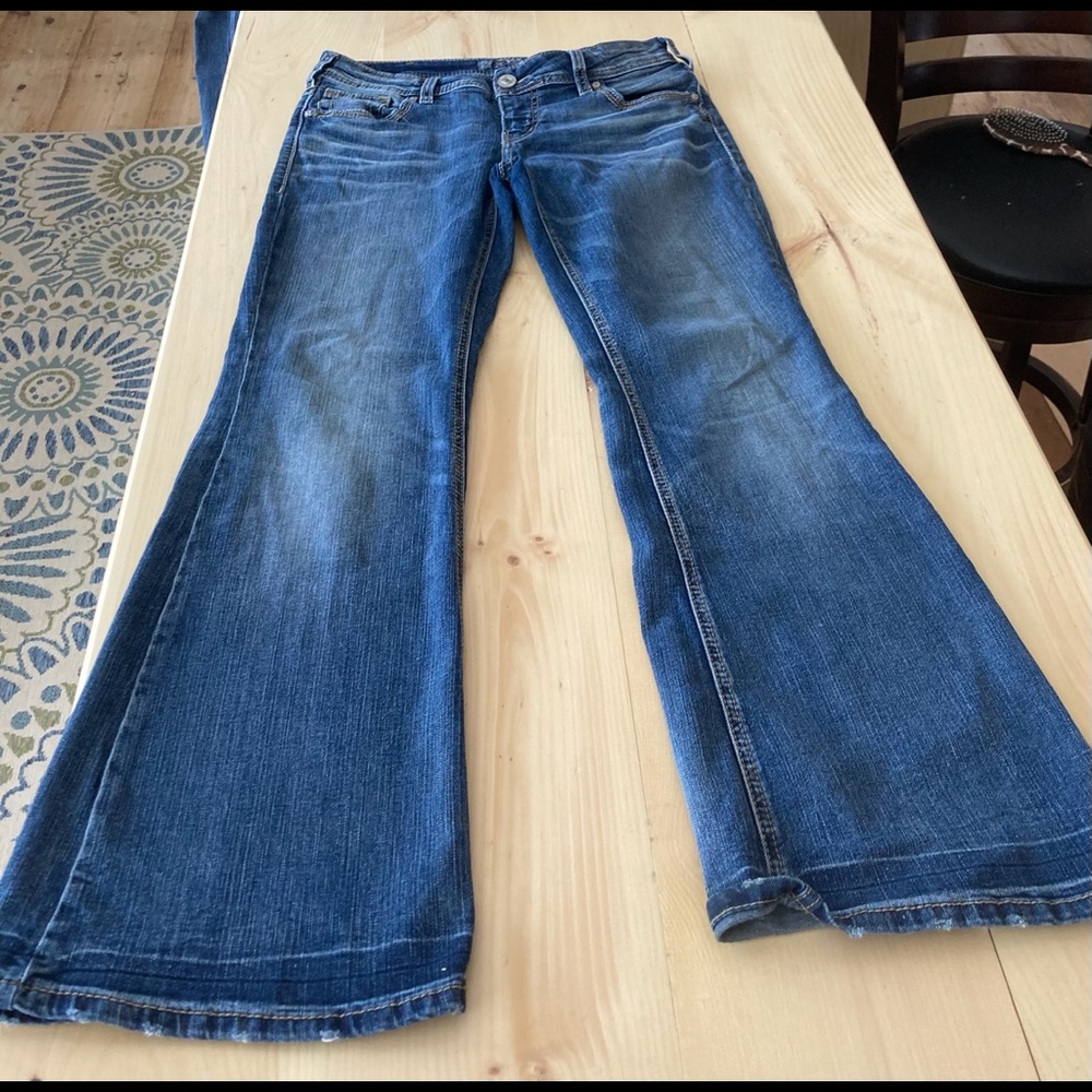 Silver jeans